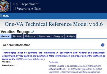 One-VA Technical Reference Model